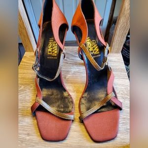 Gianni Versace vintage scrappy sandals heels